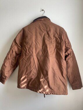 Boeing Canvas Jacket with Corduroy Collar and Flannel lining - Brown